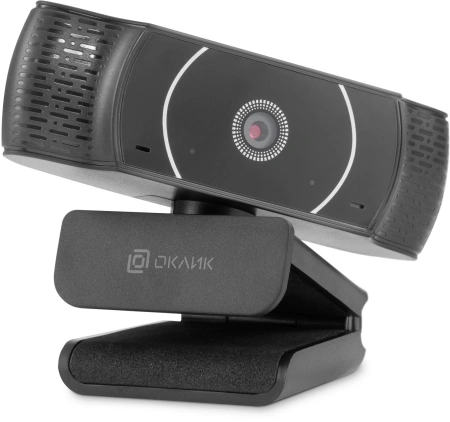 Камера Web Оклик OK-C016HD черный 1Mpix (1280x720) USB2.0 с микрофоном