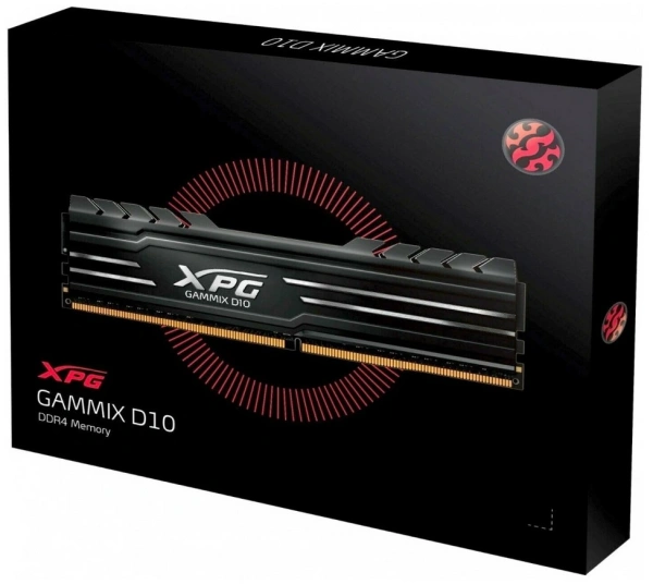 Память DDR4 2x16GB 3600MHz A-Data AX4U360016G18I-DB10 XPG Gammix D10 RTL Gaming PC4-28800 CL18 DIMM 288-pin 1.35В kit с радиатором Ret