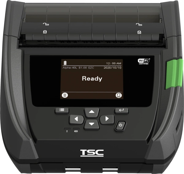 Термопринтер TSC Alpha-40L (для печ.накл.) переносной черный