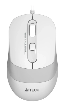 Клавиатура + мышь A4Tech Fstyler F1010 клав:белый/серый мышь:белый/серый USB Multimedia (F1010 WHITE)