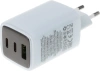 Сетевое зар./устр. Hoco N49 Glorious 65W 3A (PD+QC+AFC) USB/2xUSB Type-C универсальное синий (35479)