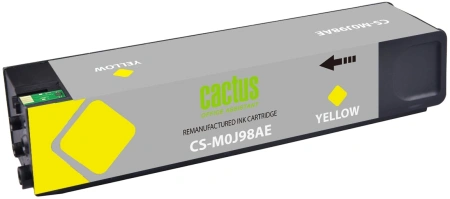 Картридж струйный Cactus CS-M0J98AE 991XL желтый (250мл) для HP PW 755dn/MFP774dn/779dn/Pro750dw/772dn