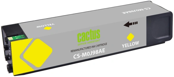 Картридж струйный Cactus CS-M0J98AE 991XL желтый (250мл) для HP PW 755dn/MFP774dn/779dn/Pro750dw/772dn