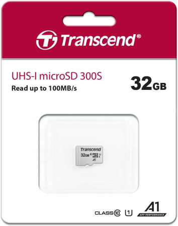 Флеш карта microSDHC 32Gb Class10 Transcend TS32GUSD300S w/o adapter