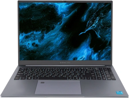 Ноутбук Digma Pro Pactos i3 1215U/8Gb/SSD256Gb/16"/IPS/FHD/W11Pro/dk.grey/6060mAh