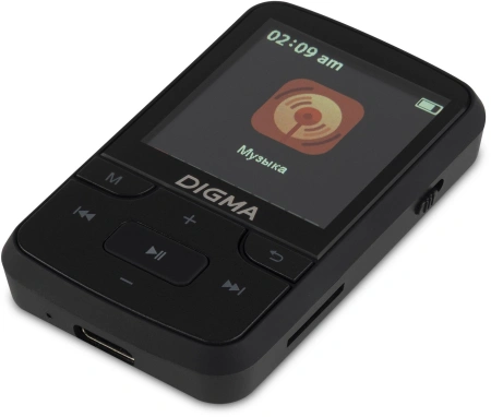 Плеер Hi-Fi Flash Digma Z5 BT 16Gb черный/1.54"/FM/microSD/microSDHC/clip