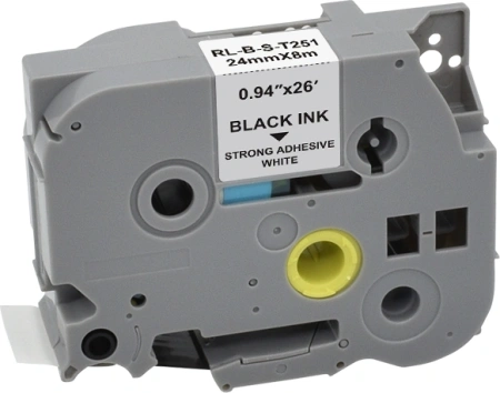 Картридж ленточный Cactus CS-TZES251 TZe-S251 черный для Brother 1010/1280/1280VP/2700VP
