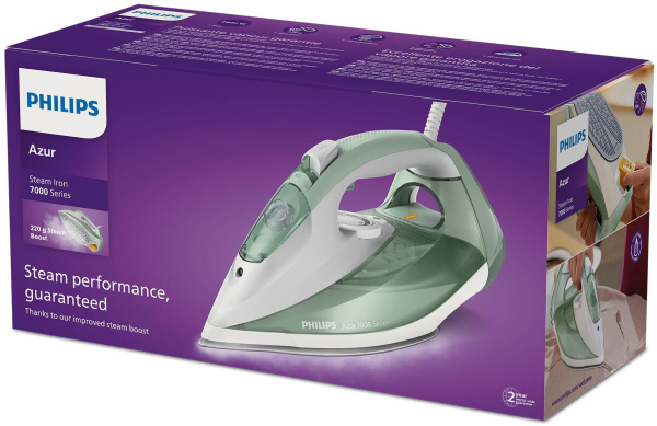 Утюг Philips DST7012/70 2600Вт зеленый/серый
