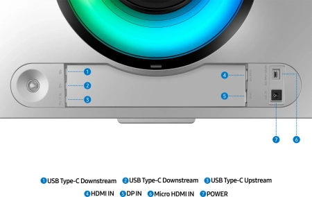 Монитор Samsung 49" Odyssey OLED G9 S49DG952SI серебристый OLED LED 32:9 HDMI M/M TV матовая HAS 250cd 178гр/178гр 5120x1440 240Hz FreeSync Premium Pro DP USB 12.6кг