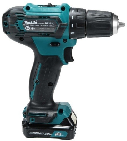Дрель-шуруповерт Makita DF333DWAE аккум. патрон:быстрозажимной (кейс в комплекте)
