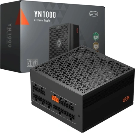 Блок питания PcCooler ATX 1000W P5-YN1000-G1F 80+ gold (20+4pin) APFC 135mm fan 9xSATA Cab Manag RTL