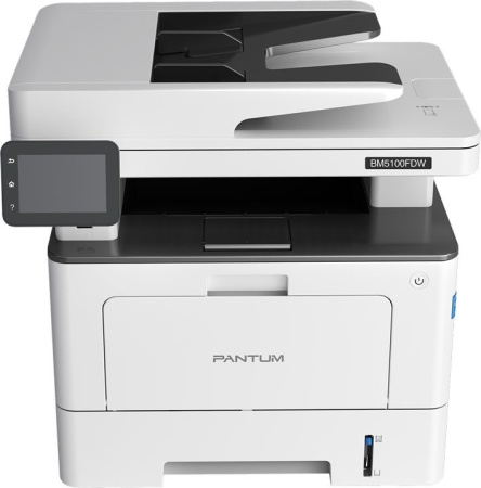 МФУ лазерный Pantum BM5100FDW A4 Duplex Net WiFi белый/черный