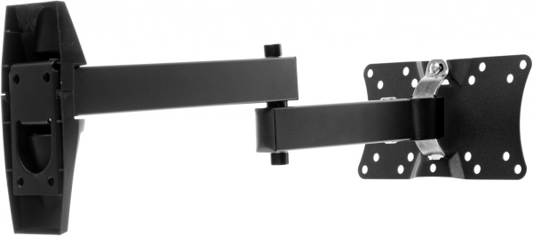 Кронштейн для телевизора Holder LCDS-5064 черный 10"-32" макс.30кг настенный поворот и наклон