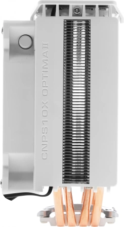 Устройство охлаждения(кулер) Zalman CNPS10X Optima II White RGB Soc-AM4/1151/1200/2066 4-pin 17-27dB Al+Cu 180W 740gr LED Ret