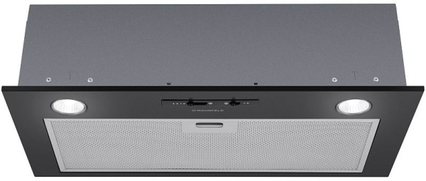 Вытяжка встраиваемая Maunfeld Crosby Light C 60 черный управление: ползунковое (1 мотор)