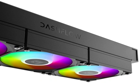 Система водяного охлаждения ID-Cooling Dashflow 360 XT Pro ARGB Soc-AM5/AM4/1200/1700/1851 черный 4-pin 16-34dB Al+Cu 350W Ret