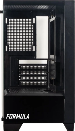 Корпус Formula Crystal Z1M черный без БП mATX 7x120mm 1xUSB2.0 1xUSB3.0 audio bott PSU